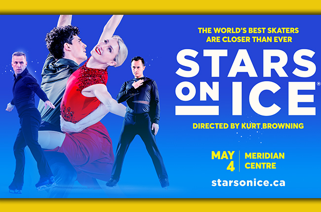 The world's best skaters are closer than ever with Stars on Ice directed by Kurt Browning May 4 at the Meridian Centre.