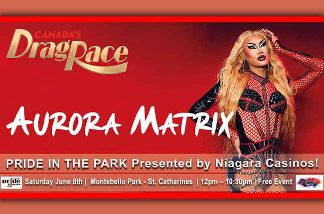 2024 Pride in the Park with Canada's Drag Race breakout star Aurora Matrix.