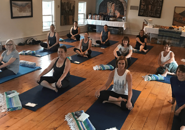 Stretch and Sip with Bodhi Yoga at Henry of Pelham Family Estate Winery.