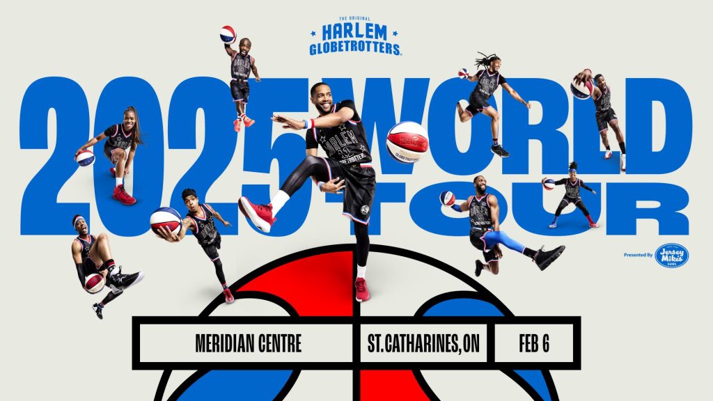 The original Harlem Globtrotters' 2025 world tour at the Meridian Centre February 6, 2025.